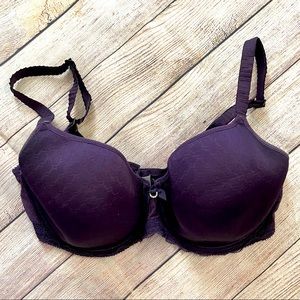 Purple Chantelle Moulded Cup Bra